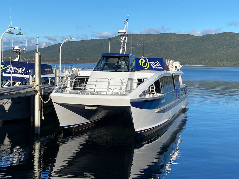 Real Journeys trip to Te anau caves