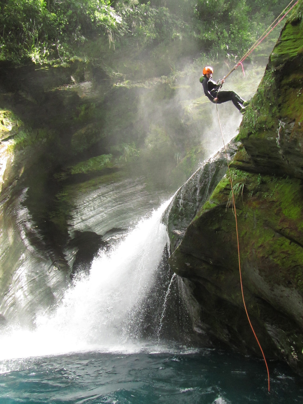 Mill Creek abseil Wanaka Canyon