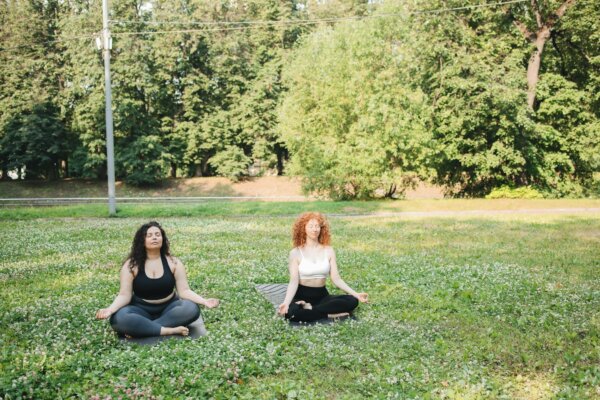 Yoga outside